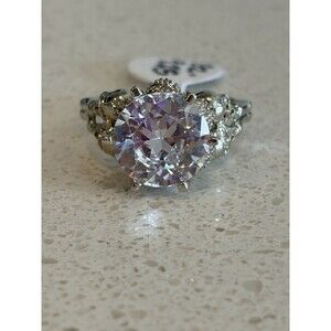 Jeulia Skull Ring Size 9.25 Sterling Silver 4ct Moissanite Stone Rare WhimyGoth